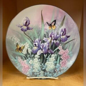 EDWIN KNOWLES TOPAZ BEAUTIES COLLECTABLE PLATE by TAN CHUN CHIU